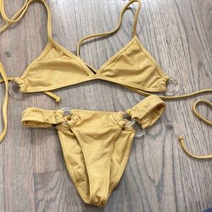 Matching Gold Bikini Set from ALT